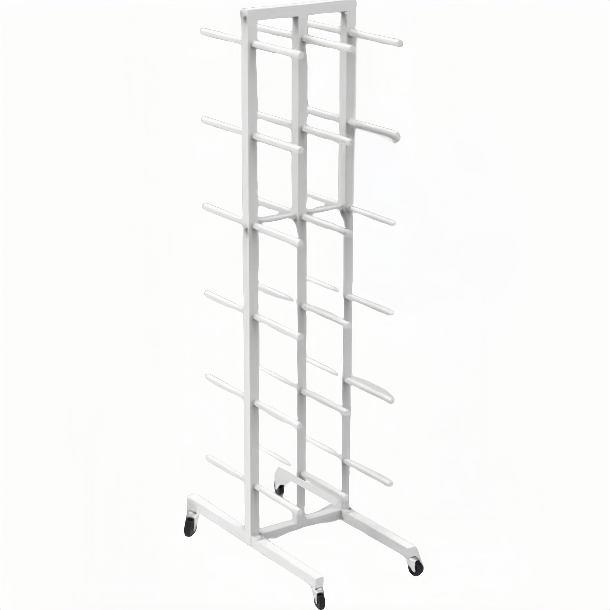 Estante de almacenamiento para esterilla de yoga con ruedas, organizador de gimnasio en casa para esterillas de yoga, rodillos de espuma, bandas de resistencia y mancuernas