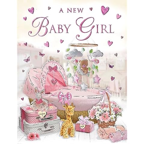 Regal Publishing New Baby Girl Greeting Card Cover