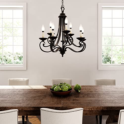 Designers Fountain 9039-Ni Barcelona Chandelier, 9-Light, Black #TOP1