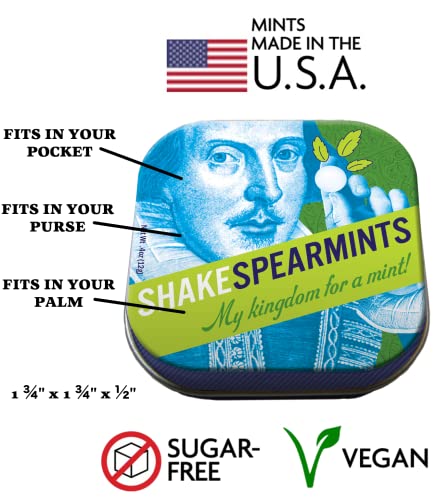 The Unemployed Philosophers Guild Shakespearmints Breath Mints #TOP3