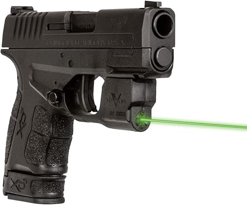 Vista 6 de Vista y funda láser verde Viridian Reactor R5 Gen 2, clase láser 3R, salida de 5 mW