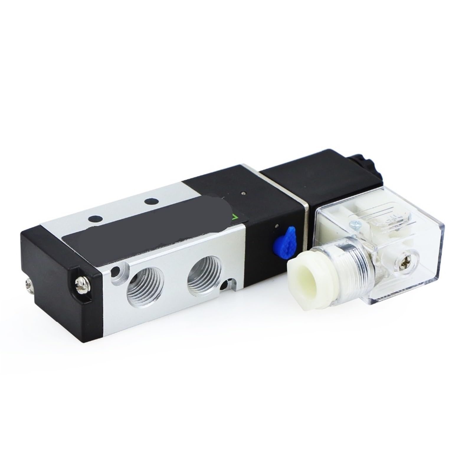 Electroválvula neumática eléctrica de 1/4", 5 vías, 2 Posiciones, CC 24 V, aleación de Aluminio | NPT(used in US)