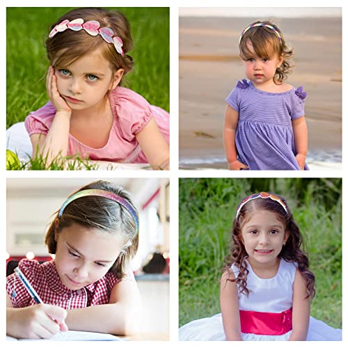 Rainbow-Headbands-Comius-Sharp-12-Pcs-Glitter-Heart-Girls-Headbands-Sequin-Star-Hairbands-Multicolor-Headband-for-Girls-Hair-Accessories