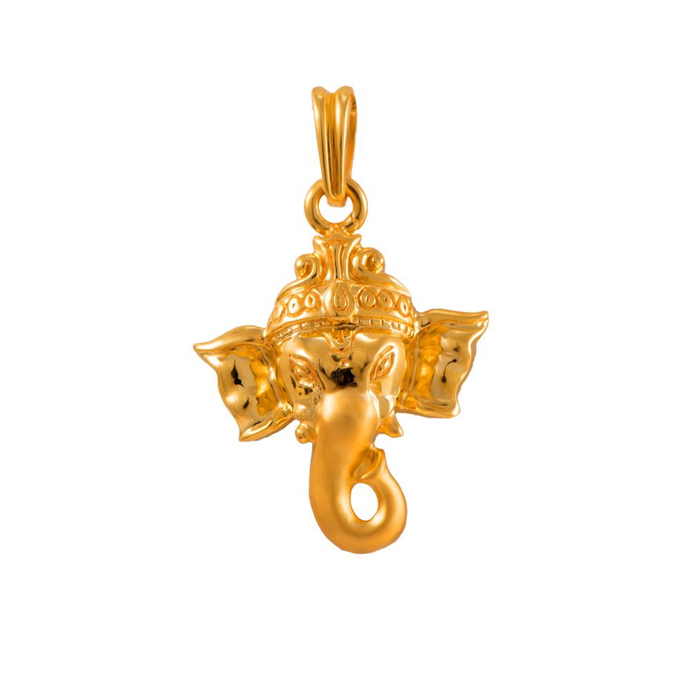 joyalukkas Impress Collection 22k Yellow Gold Pendant-picture-0