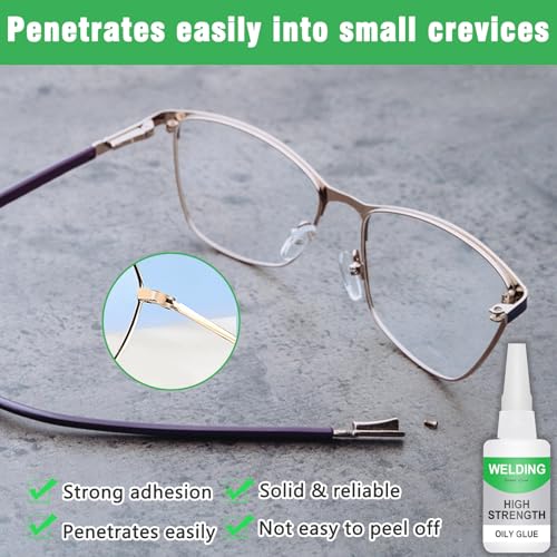 3 Pcs Sekundenkleber Mächtiger Universalkleber 50g Welding High Strength Oily Glue Welding Super Wasserdichter Superkleber Sekundenkleber Stark Multifungctional Glue für Kunststoff Metall Lederharz