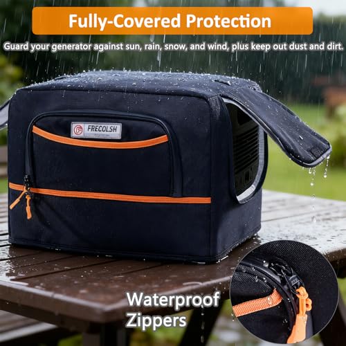 Dust Cover Compatible with Jackery HomePower 3000 Portable Power Station – Water-Resistant Protective Cover with Pockets & Vent Design for Jackery HomePower 3000 (3600W/7200W Surge)r - Image 5