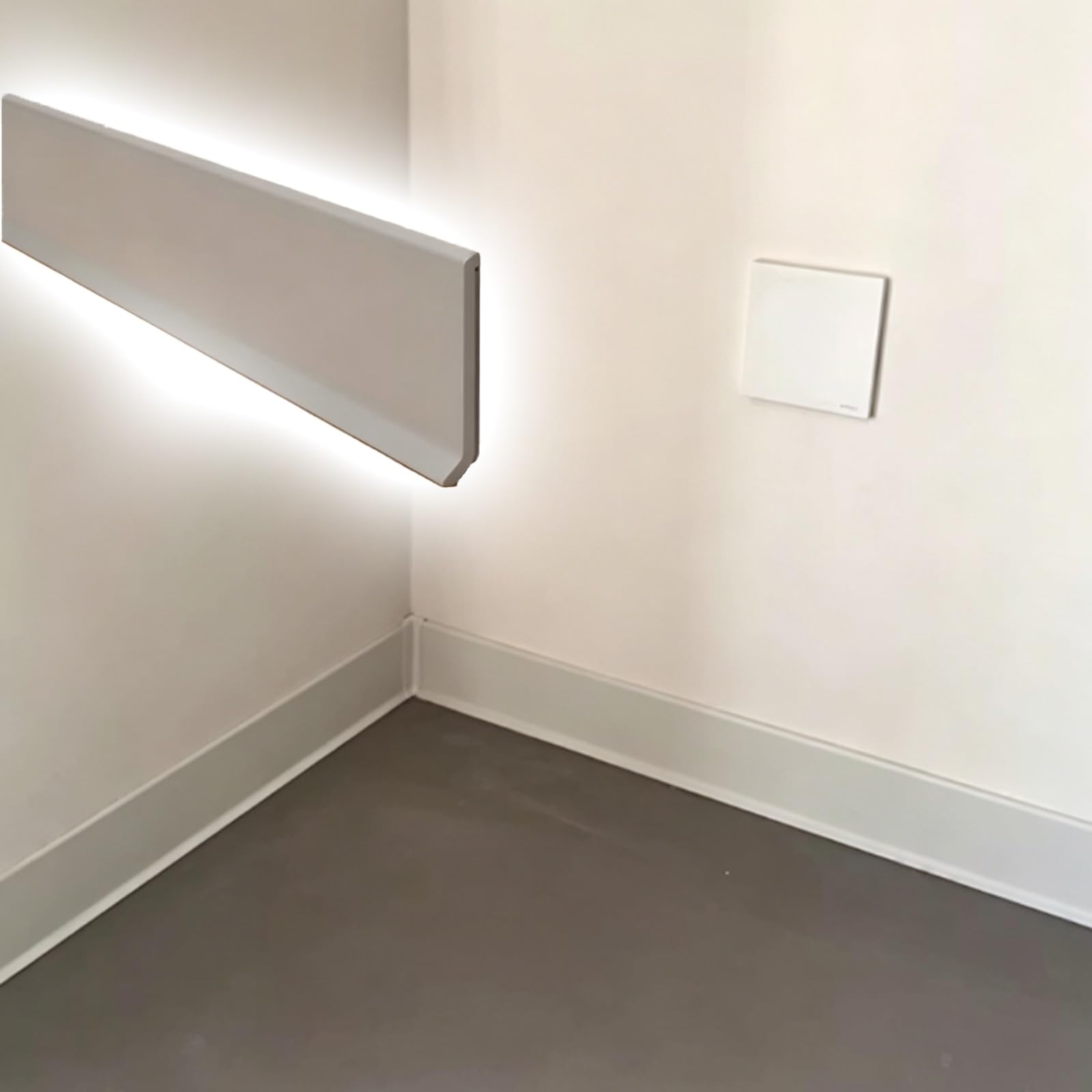 PVC Flexible Baseboard Moulding Trim Skirting Boards Wall Decor