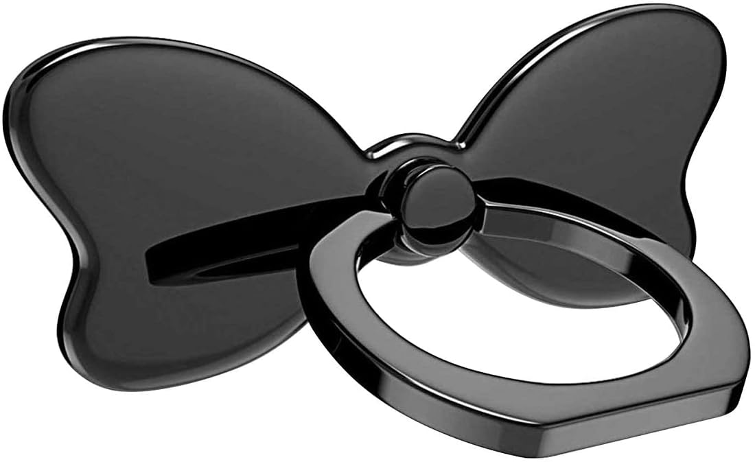 SEAHAVEN Cell Phone Finger Stand, 360°Rotation Phone Ring Stand Holder, Kickstand Hand Finger Grip (Universal) (1 Unit)-image-27