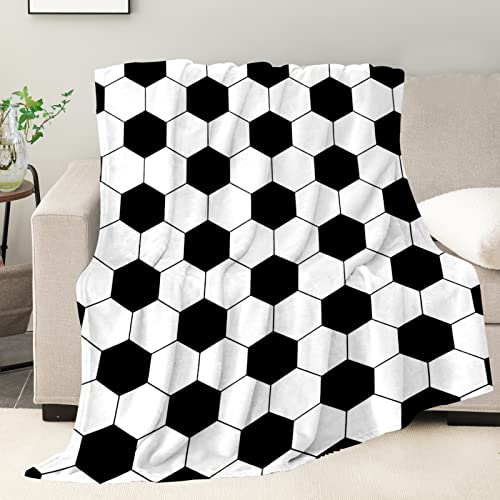 King Dare Soccer Blanket, Soccer Gifts For Boys Girls Soccer Lovers, Soft Fleece Throw Blanket For Kids Toddlers Teens Soccer Decor For Bedroom - Soccer 40X50 Inch #TOP6