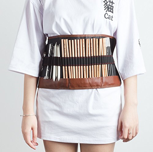 29 peças de kit de ferramentas de arte de desenho e esboço profissional com lápis de grafite, lápis