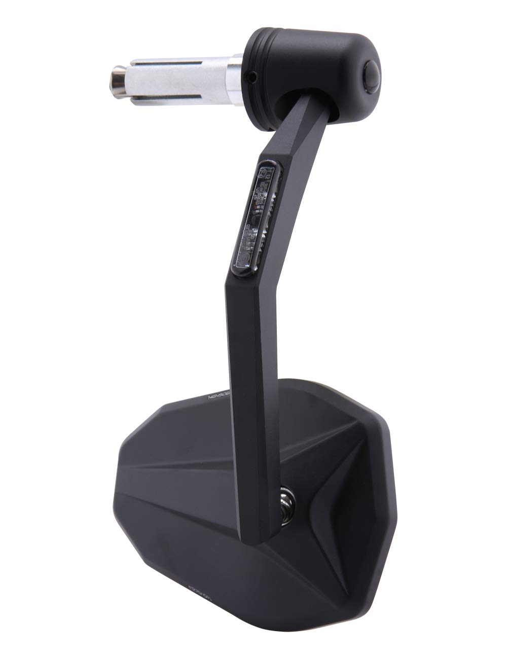 Espejos finales del manillar HIGHSIDER VICTORY-BLAST con señales de giro LED (Black)