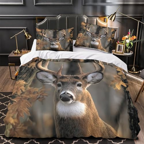 Parure de lit cerf microfibre ultra douce de qualité supérieure - 2