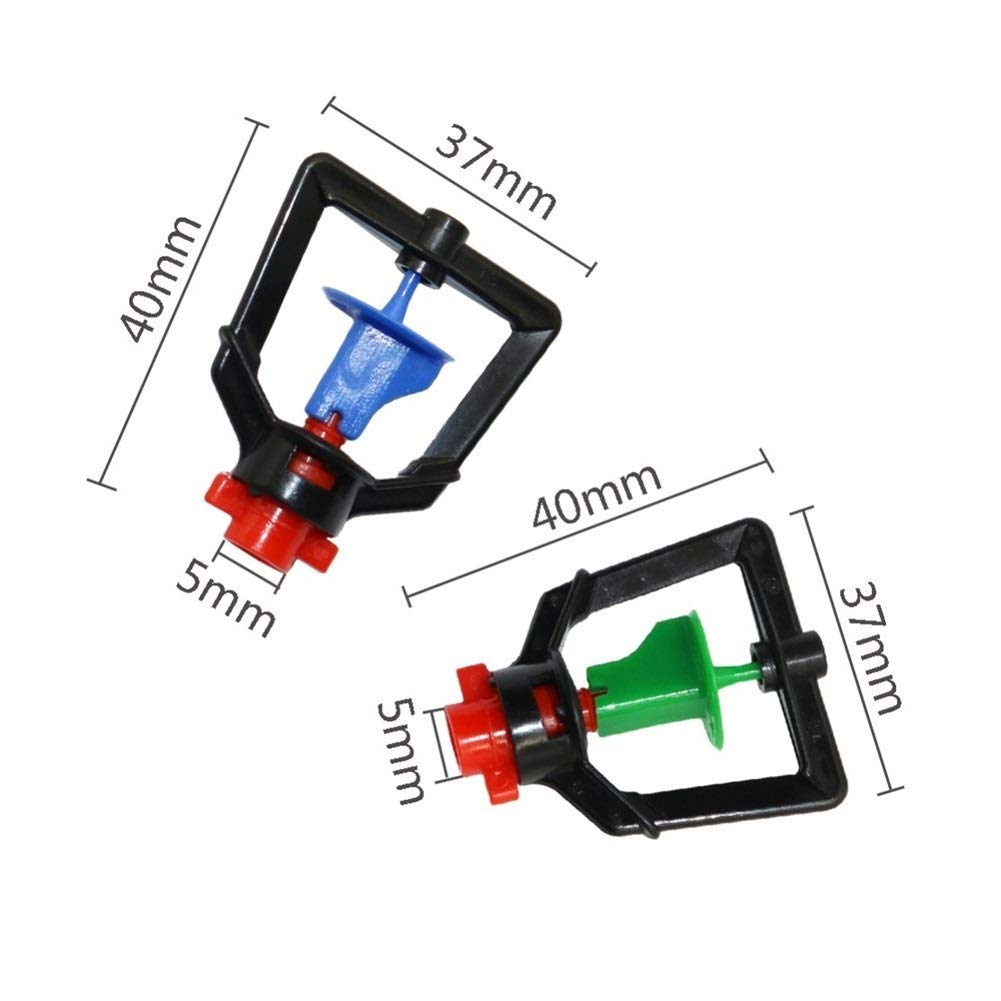 Sprinklers de fournitures de jardinage 200 Pcs Rotating brumisation Pulvérisateur atomise brouillard de serre Irrigation 360 degrés d'arrosage de jardin Brouillard d'eau (Color : Suspension nozzle)