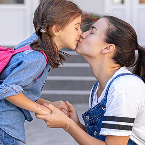 Back to School Bracelets Matching Heart Mother Daughter Bracelets First Day of School Bracelets3