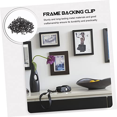 Image of SHINEOFI 160Pcs Frame Picture Turn Button Fasteners with Screws Durable Photo Frame Hardware Backing Clips for Hanging Pictures and Posters Reliable Installation Accessories