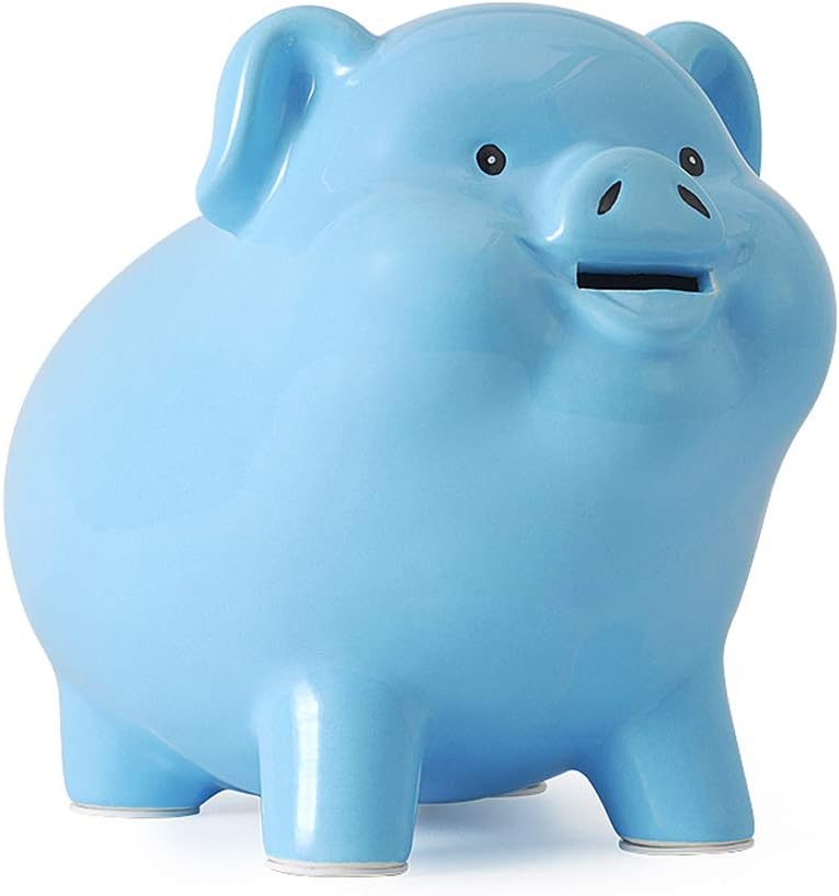 Piggy Bank for Adults Must Break to Open,Ceramics alcancias De Dinero para Adultos Niños,Money Bank,Coin Bank,Girls Piggy Bank for Boys,Modern Home Decor Living Room