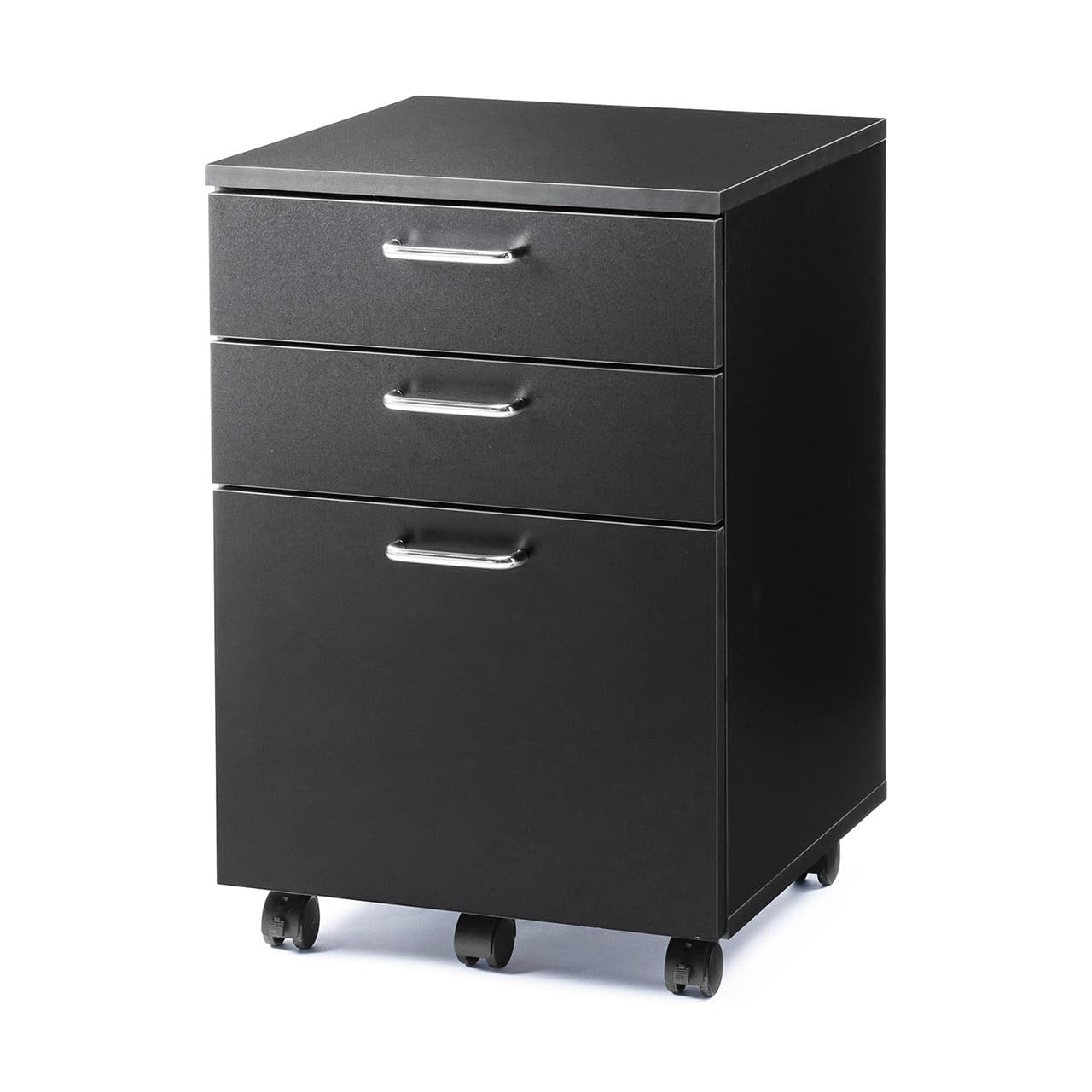 Amazon.co.jp: デスクワゴン 木製 キャスター付き 3段 A4対応 幅