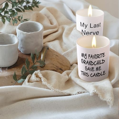 BFJLIFE Gifts for Grandma Grandpa Grandparents Lavender Scented Soy Candle - Image 4