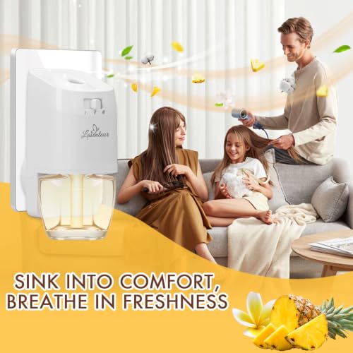 Image of Plug Ins Air Freshener Refills for Home, Summer Scented Refill, 12 Count | Jasmine, Hawaiian, Cotton Scent, Compatible with Air Wick & Glade, 7.92 Fl Oz for Home, Bathrooms, Office, Kitchen