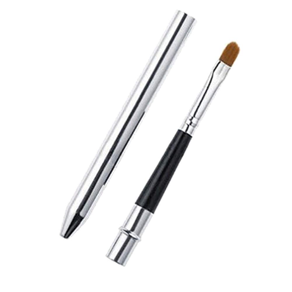 N-K 1 outil professionnel pour le maquillage des lèvres, portable, rétractable, brillant, pinceau à lèvres, accessoires pratiques et populaires.