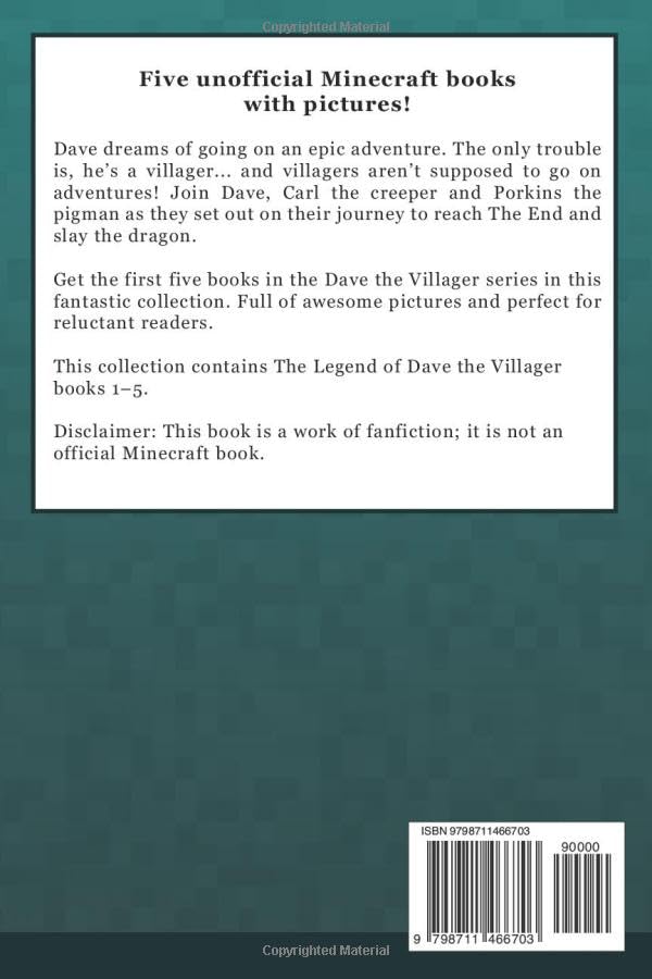 Miniatura 2 de The Legend of Dave the Villager Books 15 Illustrated a collection of unofficial Minecraft books (Dave the Villager Collections)