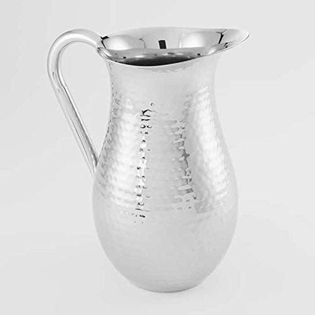 Bell Pitcher W/Ice Guard by American Metalcraft – 84 Ounces, Stainless Steel, Silver, Model BWPH84