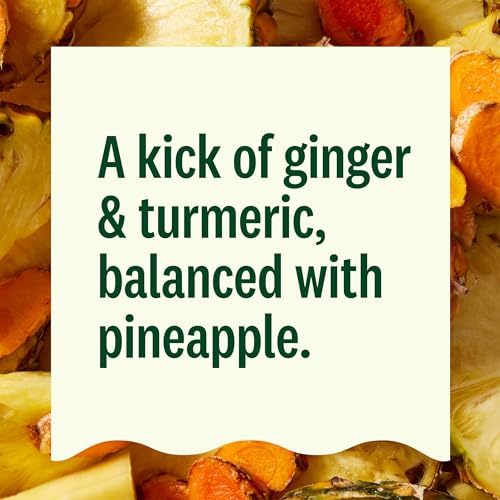 Suja Organic Immunity Defense Shot with Turmeric and Ginger, Immunity Boost & Support, Functional Shots, Cold-Pressed Juice with Live Probiotics, Plant-Based & Gluten-Free (2 Fl Oz)