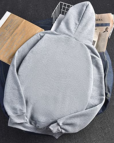 Aeurplt Womens Teen Girls Funny Cute Graphic Hoodie Fall Winter Cozy Fleece Hooded Sweatshirt Pullover Tops #TOP3