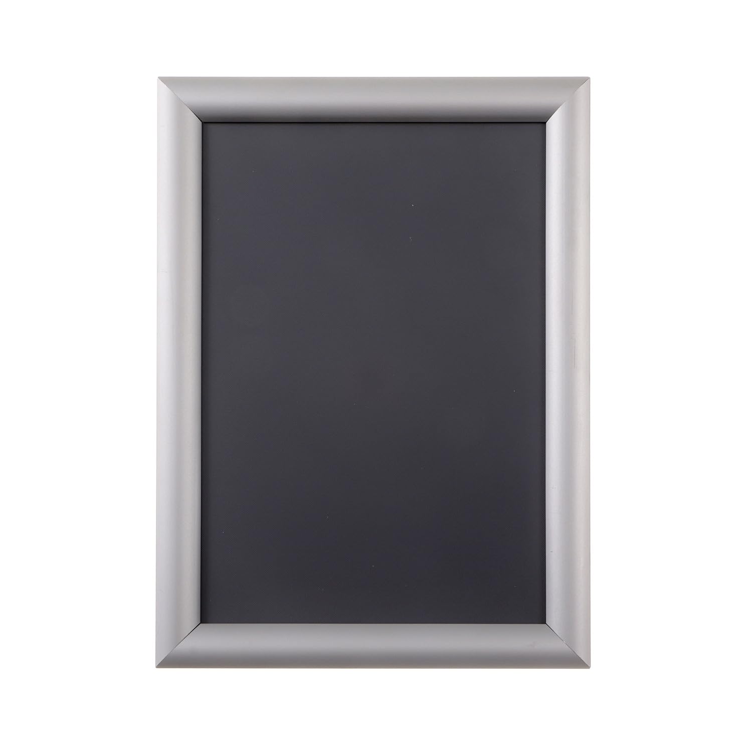 Europel Economy Snap ramka A4, kolor srebrny, profil aluminiowy 25 x 11 mm, do plakatów 21 x 29,7 cm, folia antyrefleksyjna, ekspozycja reklam, menu, hotelu, biura, restauracji