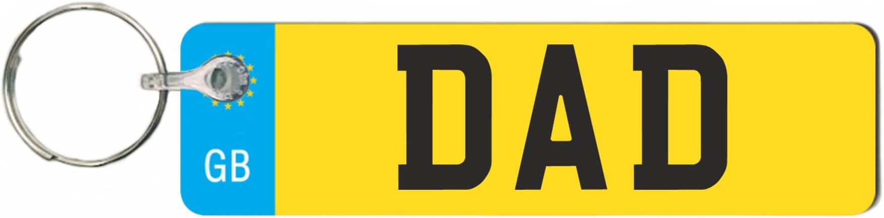 Pixie's Gifts Custom License Plate Keychain - Personalised Number Plate Keyring - Mini Number Plate Key Ring - Name Plate Keychain - Just Passed Milestones