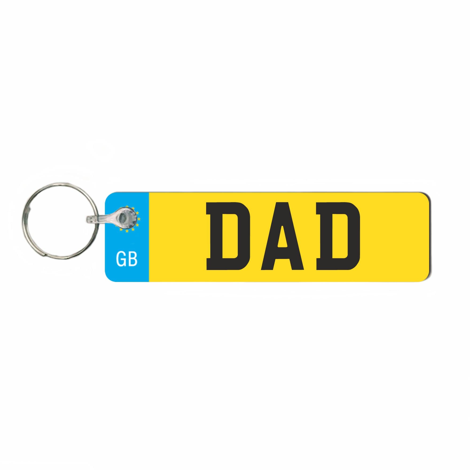 Pixie's Gifts Custom License Plate Keychain - Personalised Number Plate Keyring - Mini Number Plate Key Ring - Name Plate Keychain - Just Passed Milestones