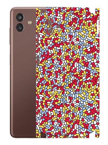 Image of AtOdds - Samsung Galaxy M13 (5G) Mobile Back Skin Sticker - Lamination - Rear Screen Guard Protector Film Wrap (Coverage - Back+Camera+Sides) (Design - Beans)