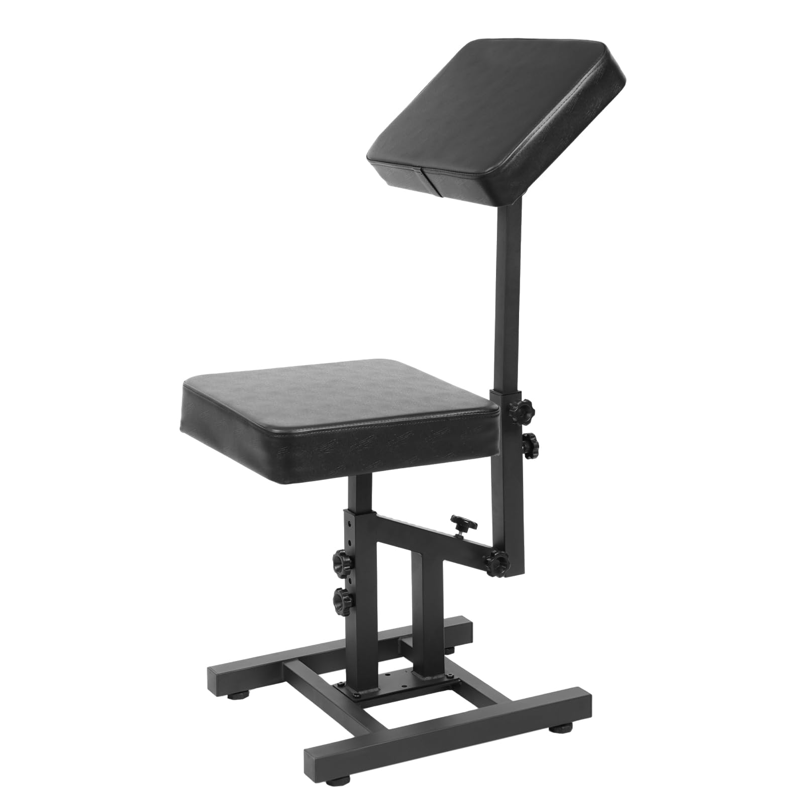 Silla de peluquería regulable con reposabrazos, ángulo ajustable 180°