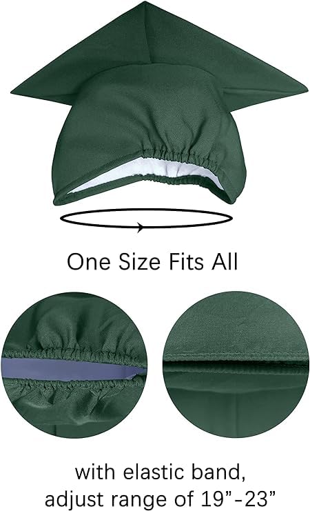 Image of Unisex Matte Graduation Cap and Gown 2026 with Tassel for High School and College Graduation