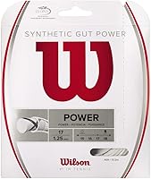 Vista 6 de WILSON Synthetic Gut Power - Cordaje para raqueta de tenis, juego y carrete de 200 m, calibre 16 y 17