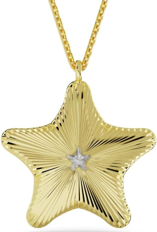 Swarovski Idyllia SCS pendant Starfish, Blue, Gold-tone plated