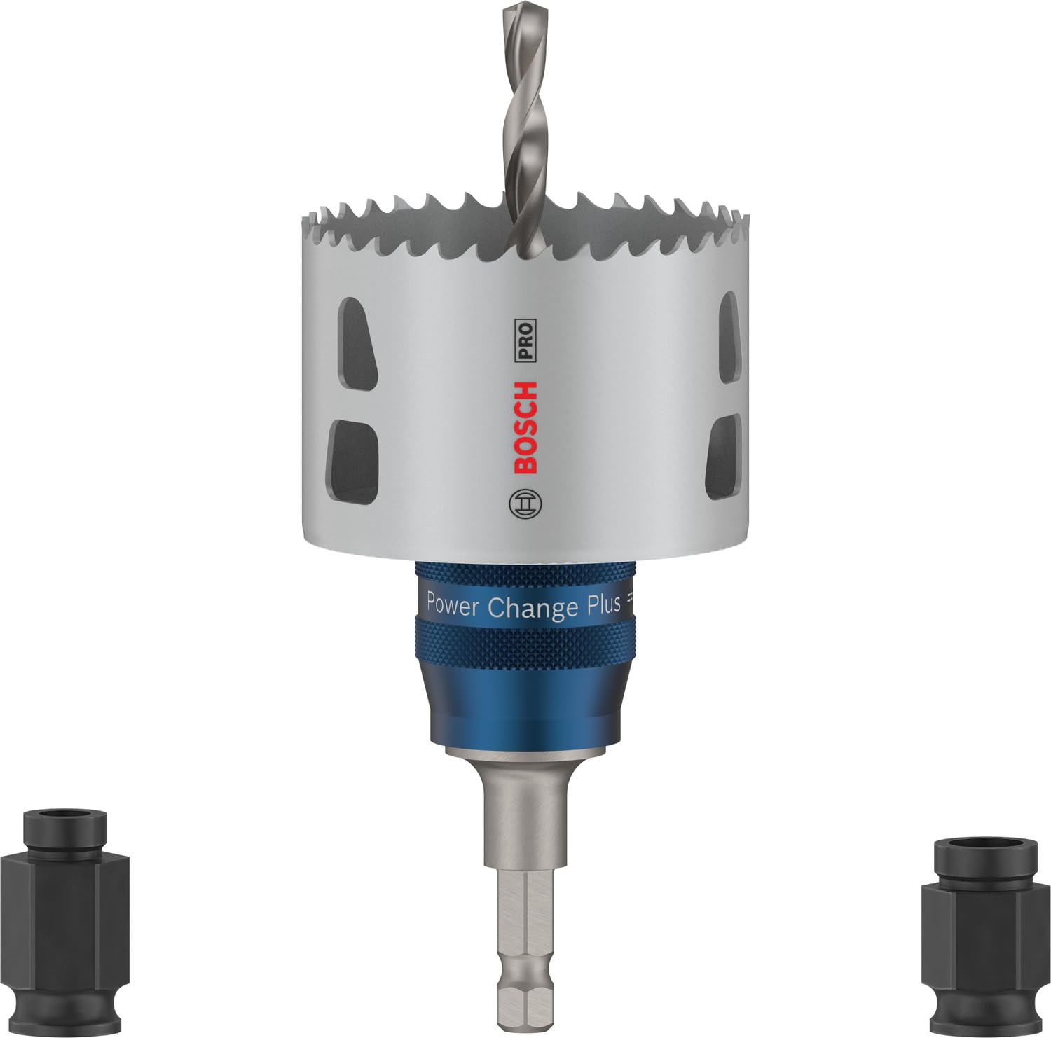 Bosch 5x PRO Multi Material Power Change Plus Starter Set (für Weichholz, Trockenbauwand, Ø 68 mm, Professional Zubehör Bohrmaschine)