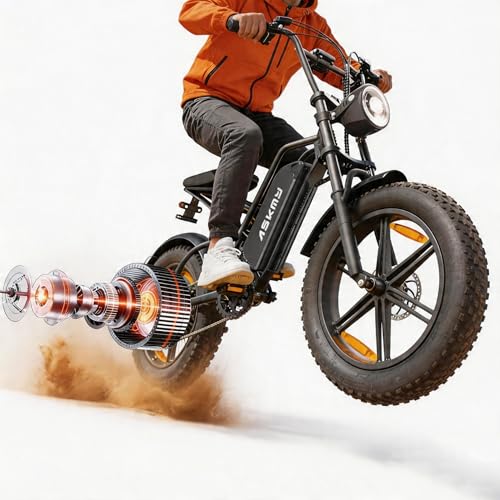 Fat Tire Electric Bike with Foldable Design