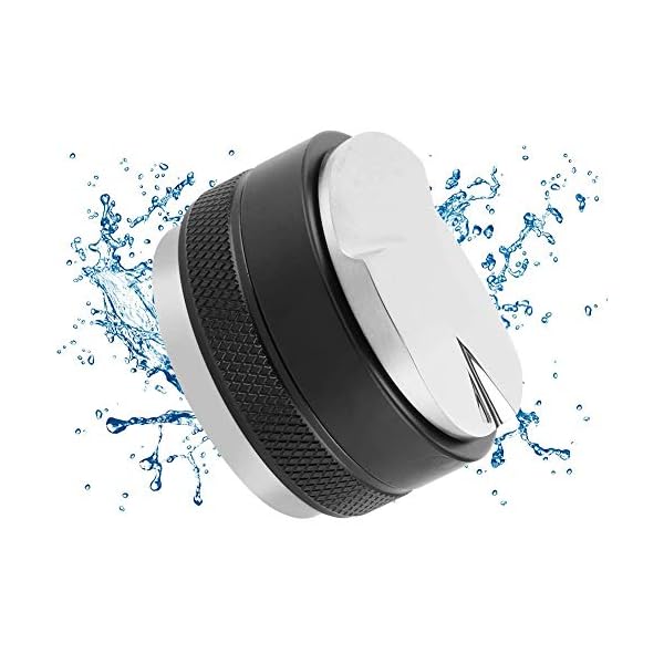 Distribuidor de café de acero inoxidable, herramienta niveladora de distribuidor de profundidad ajustable de doble… - Imagen 3