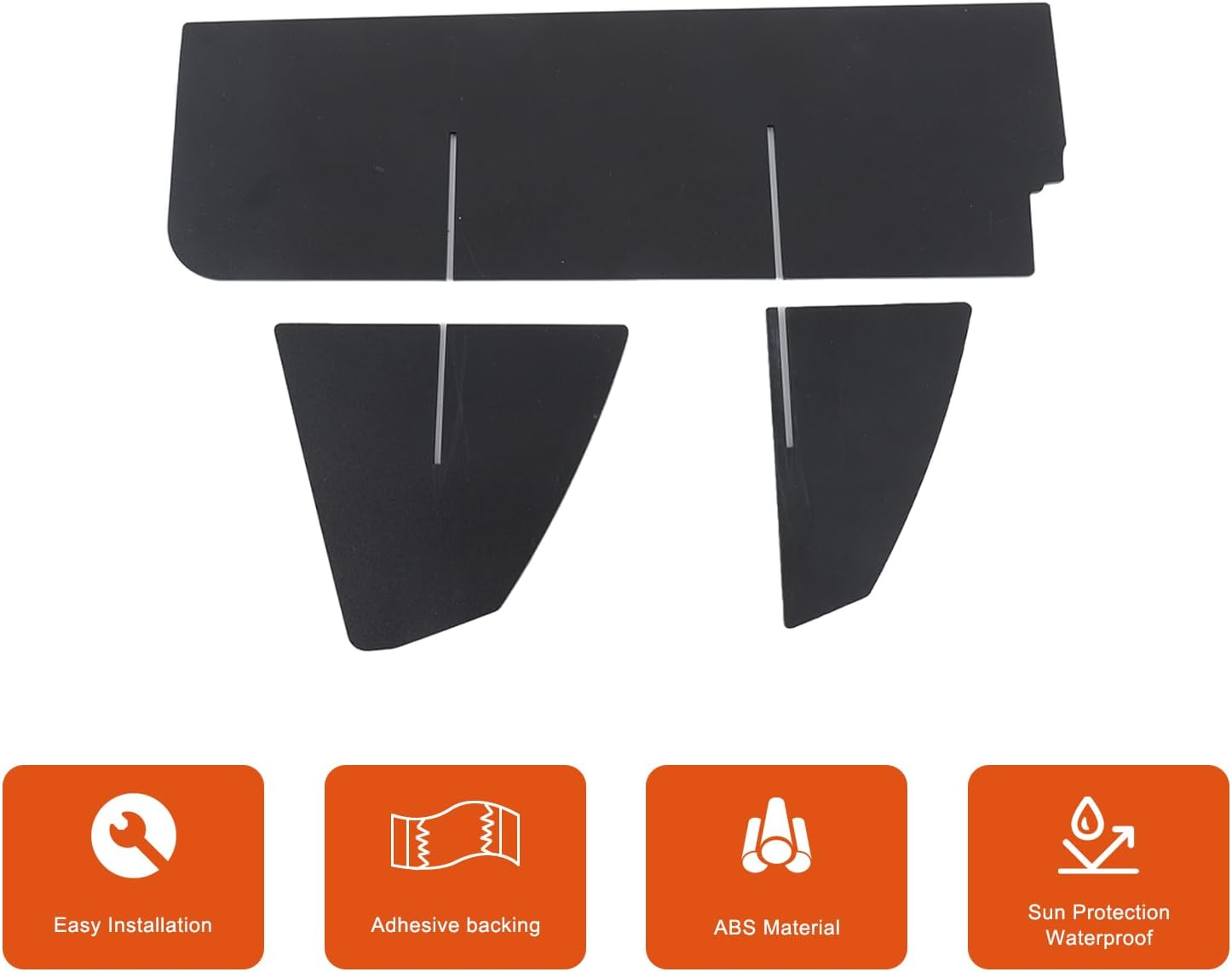 Glove Box Dividers Organizer Compatible with Cadillac Escalade 2007-2014 Accessories, 3 PCS Automotive Center Consoles Insert Glove Compartment Tray Secondary Storage ABS Black