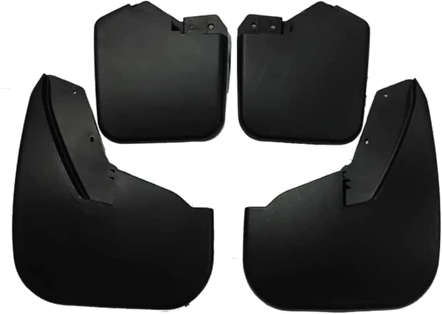 WeiYH No Drill Mud Flaps for Car Front Rear Wheel for Ford Transit Tourneo Custom 2012-2018