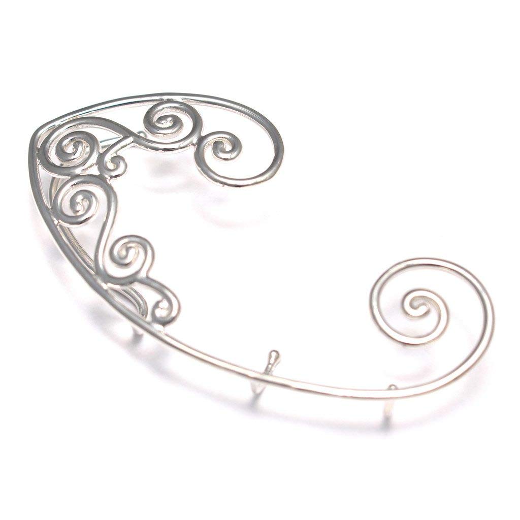 Großer Ear Crawler, Ear climber aus 925 Sterling Silber Ohrringe