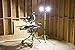 PowerSmith PWL2100TS 10000 Lumen Weatherproof LED Dual Head Work Light with Heavy-Duty Adjustable Metal Telescoping Tripod Stand, Green
