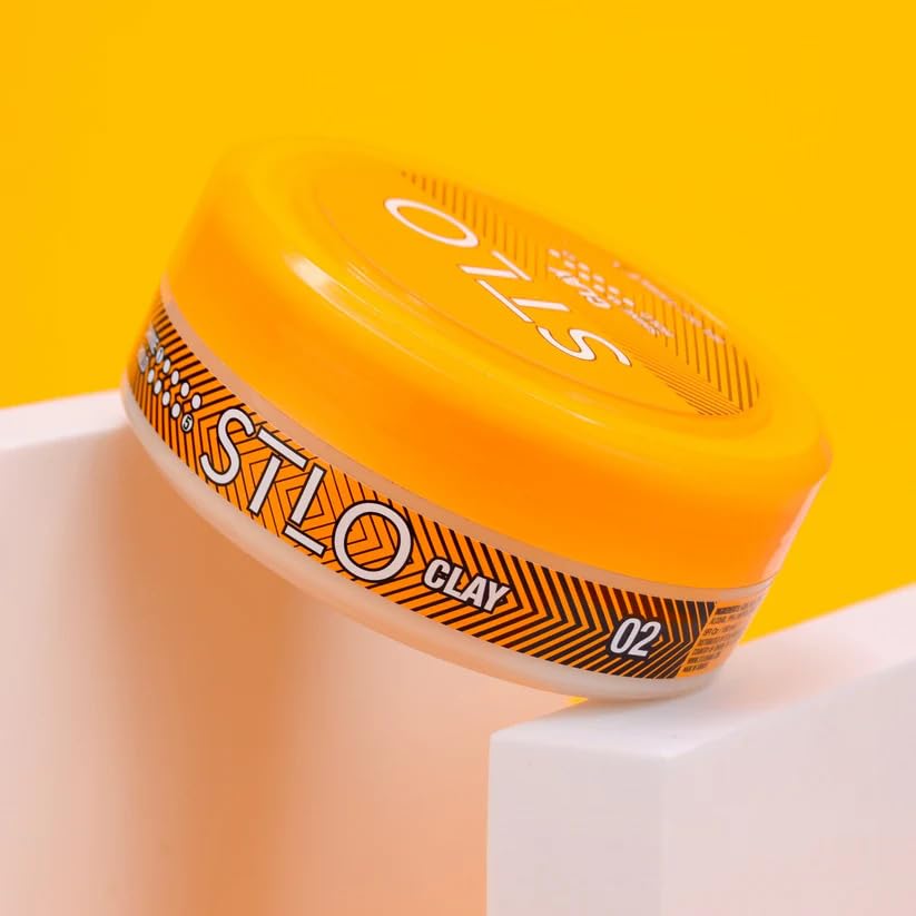 STLO Clay Everyday Essential - Strong Hold Matte Finish Hair Styling Clay for Men