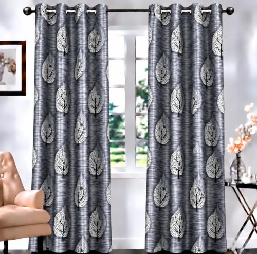 Best Curtain Sets: Festive Blackout vs Sheer 23 Amazon Brand - Solimo Polyester 75% Blackout Leaf Print Door Curt...