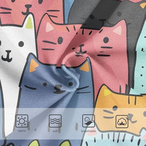 Cotton Toddler Girls Underwear Cartoon Cat Cute Panties Stylish Briefs Kids Undies 2t3