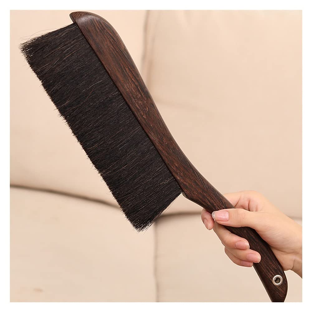 Cepillos de limpieza de escobas de mano Broom de la mano, cerdas suaves, cepillo de espolvoreado for limpiar muebles for el hogar Oficina de hotel de la oficina de la oficina del automóvil con el plum