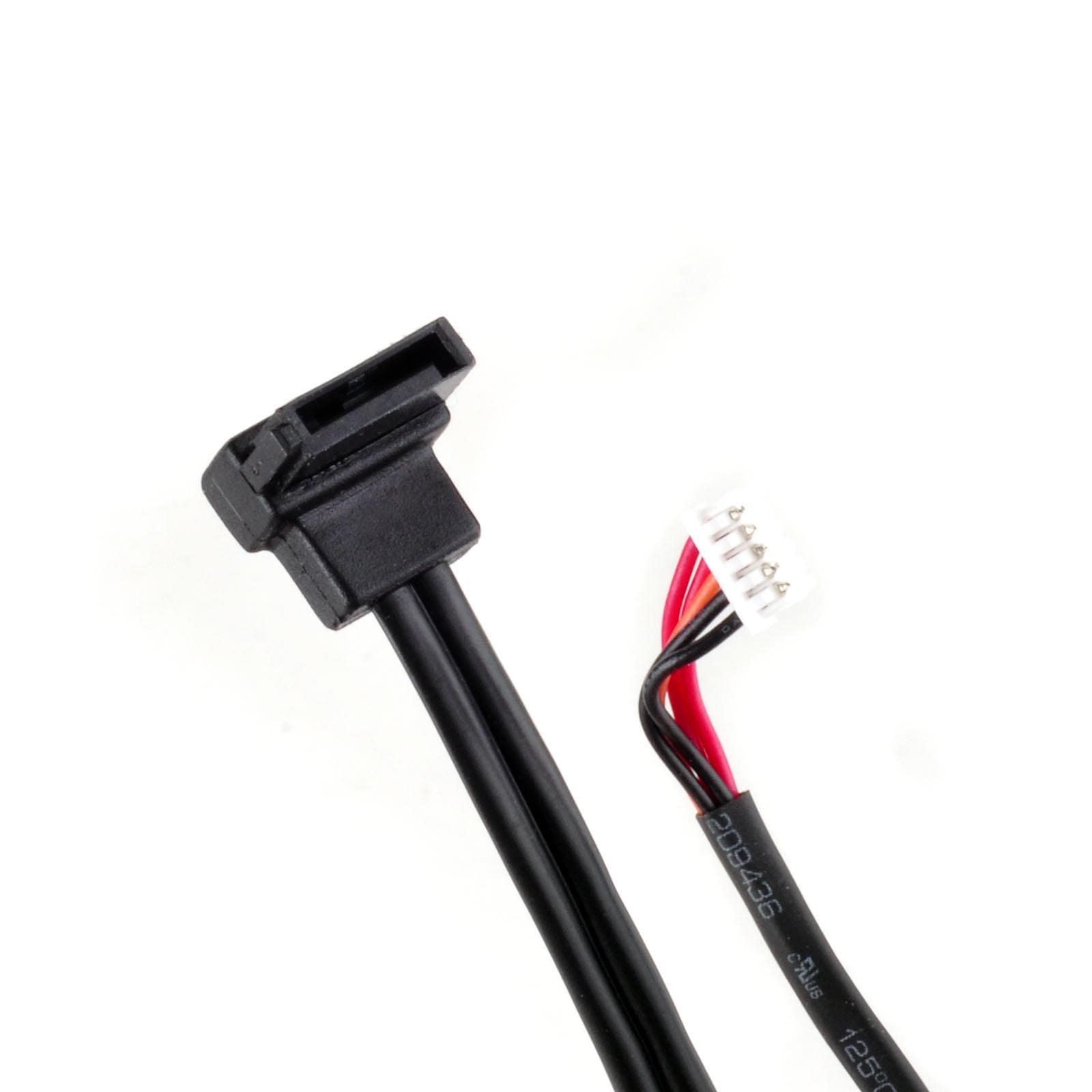 Câble D'adaptateur SilverStone CP12 Pour Intel NUC – Convertit Alimentation 5 Broches + Données 7 Broches En Connecteur SATA 22 Broches - 2