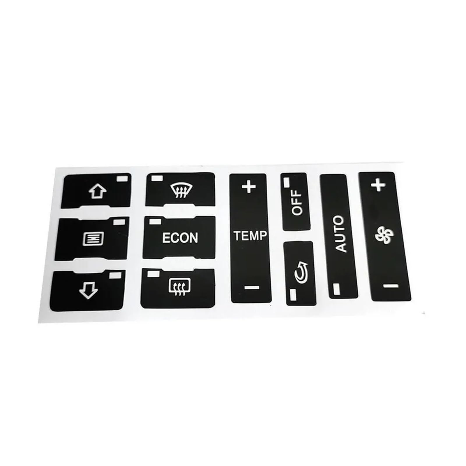 Button Repair Stickers Compatible with A2 for A3 for 8L AC Button Repair Sticker Kit Fix Car Stickers Air Condition Control Switch Decals Interior Decoration
