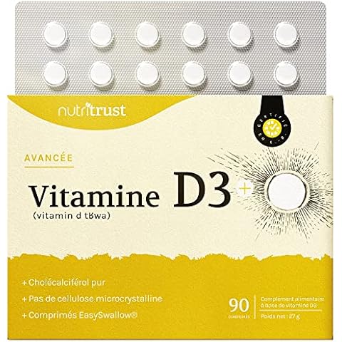 4000iu Vitamin D3 - High Strength Cholecalciferol Supplement - Blister Pack of 90 Easy Swallow Tablets - 95% Bioavailable & Stable Formula - Made in The UK Cover